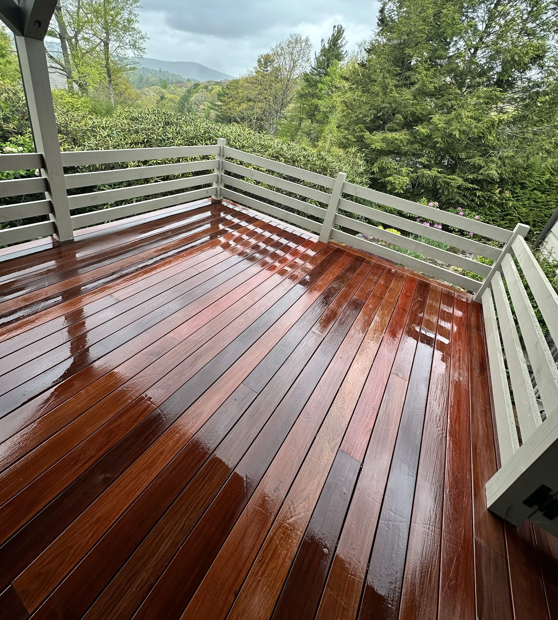 Deck cleaning service