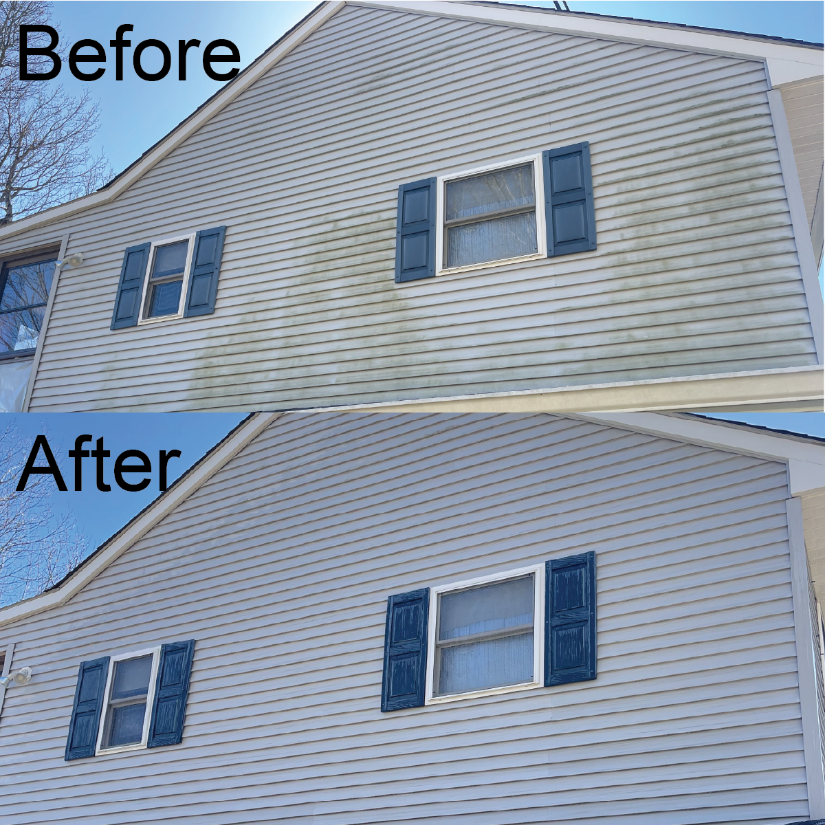House siding soft washing service